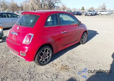 2012 Fiat 500 Sport from USA, damaged, VIN 3C3CFFBR5CT313468